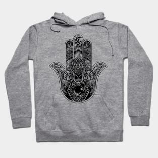 Hamsa Hand English Bulldog Hoodie